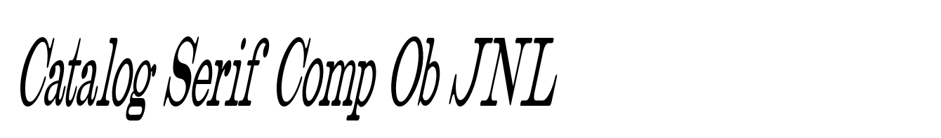 Catalog Serif Comp Ob JNL